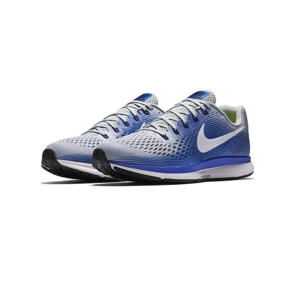 NEW in Box Nike Air Zoom Pegasus 34 Wolf Grey Blue Mens 10 US Wide 44 EUR 9 UK